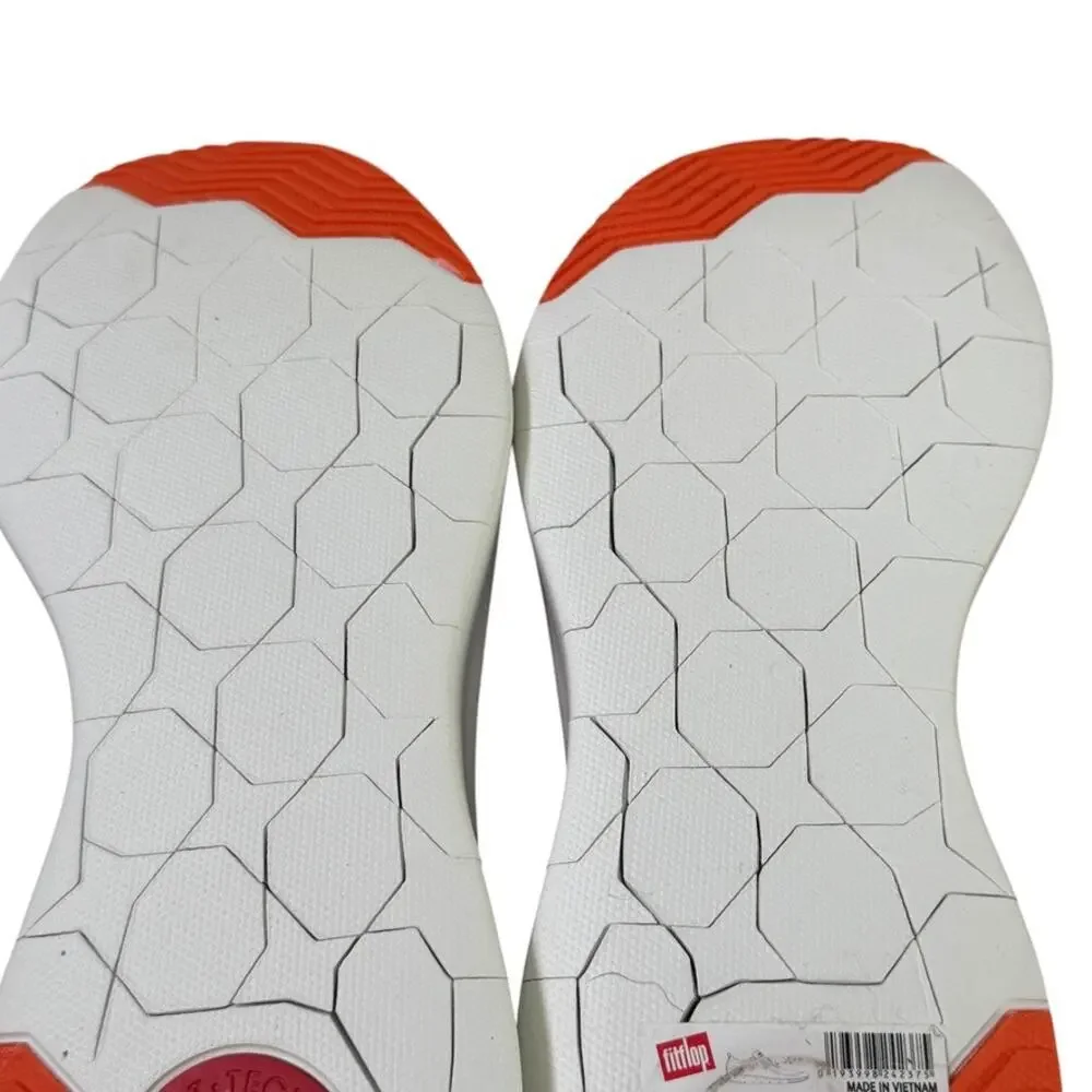 Fitflop Sneakers Men's Size 43 US 10 Mesh New No Box Orange Tan Comfort Grandpa